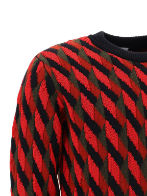 Salvatore Ferragamo Geometric Jacquard Jumper