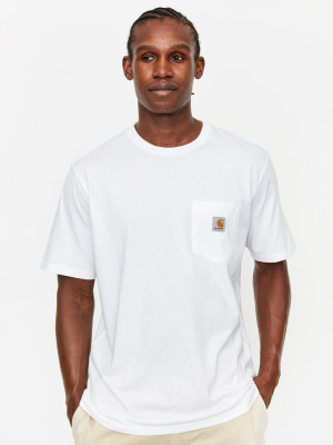 Carhartt Wip Shortsleeve Pocket T-shirt - White