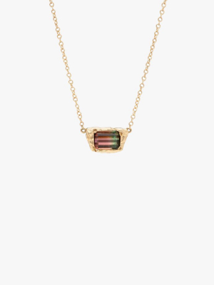 Freja Necklace With Watermelon Tourmaline