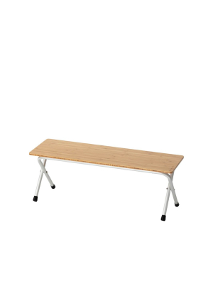 Bamboo Folding Bench Long