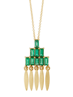 Grass Mini Spike Pendant Y-em