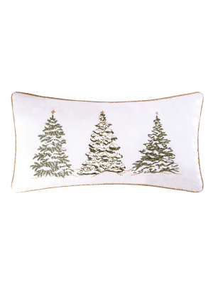 C&f Home Golden Greenery Embroidered Pillow