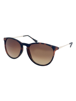 Women's Round Sunglasses - A New Day™ Brown