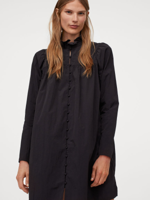 Ruffled-collar Dress