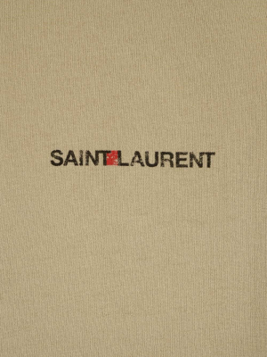 Saint Laurent Logo Printed T-shirt