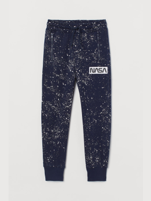 Printed Joggers