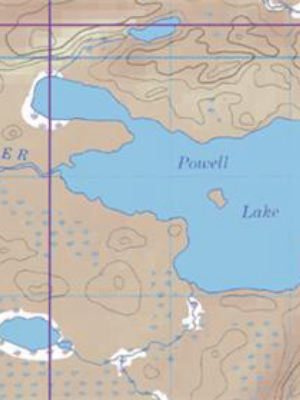 38 - Powell Lake, Obadinaw And Wawiag Rivers