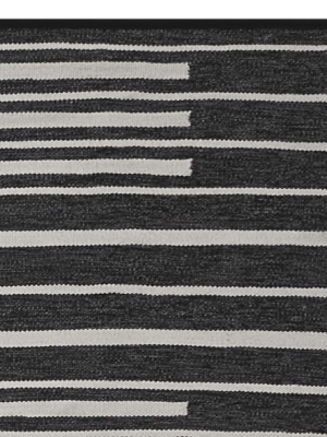 Perennials® Piano Stripe Indoor/outdoor Rug, Black