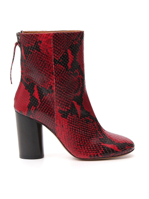 Isabel Marant Garett Embossed Ankle Boots