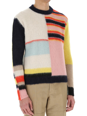 Lanvin Colour-block Knit Sweater