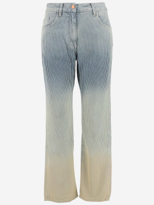 Palm Angels Pinstripe Degrade Jeans