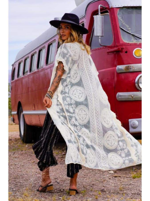Bohemian Lace Kimono