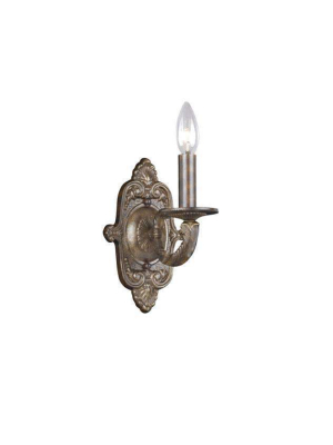 Paris Market 1 Light Venetian Bronze Sconce