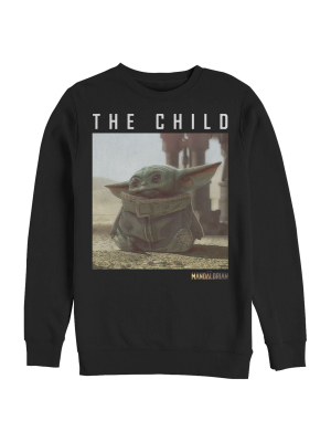 Men's Star Wars The Mandalorian The Child Frame Sweatshirt