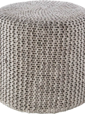 Preston Pouf Light Gray