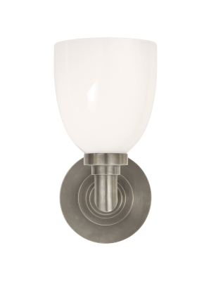 Wilton Single Bath Light In Various Colors