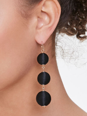 Thread Ball Drop Earrings