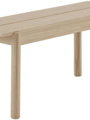 Linear Wood Bench