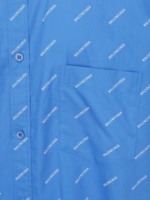 Balenciaga All Over Logo Shirt