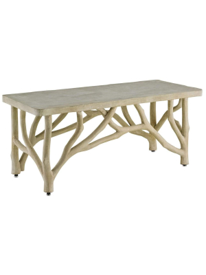 Currey & Company Creekside Table/bench