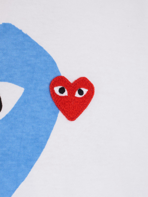 Comme Des Garçons Play Hearts Printed T-shirt