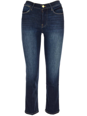 Frame Faded Straight-leg Jeans