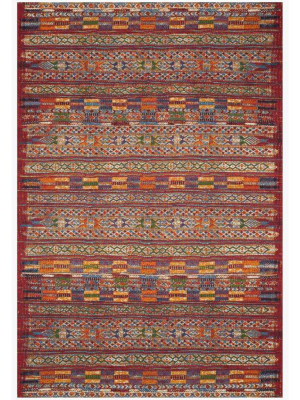 Loloi Rug Mika Mik-09, Red/multi