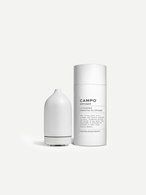 Campo® White Ceramic Ultrasonic Essential Oil Diffuser