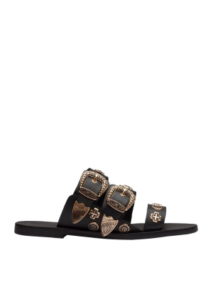 Eastwood Slide • Black/gold