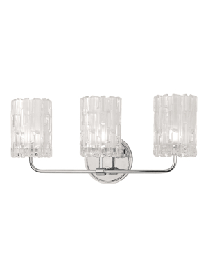 Dexter 3 Light Bath Bracket Polished Chrome