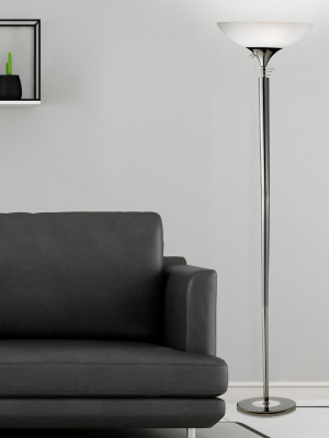 Metropolis Floor Lamp Black - Adesso