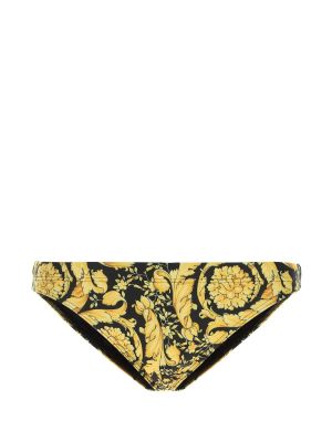 Versace Barocco Print Swim Briefs