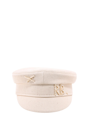 Ruslan Baginskiy Logo-embellished Baker Boy Cap