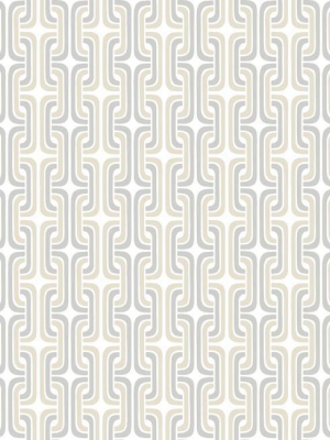 Mod Lattice Peel & Stick Wallpaper In Beige By Roommates For York Wallcoverings