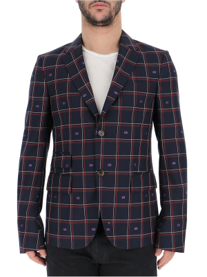 Gucci Checked Blazer