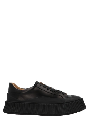 Jil Sander Low Top Lace-up Sneakers