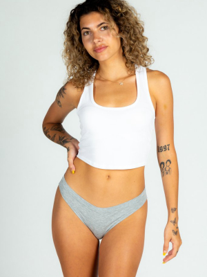 The Intramural Champ | Heather Grey Modal Bikini Underwear