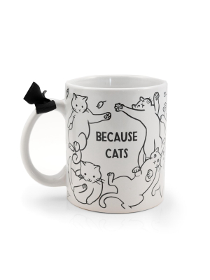 Underground Toys Because Cats Coffee Mug