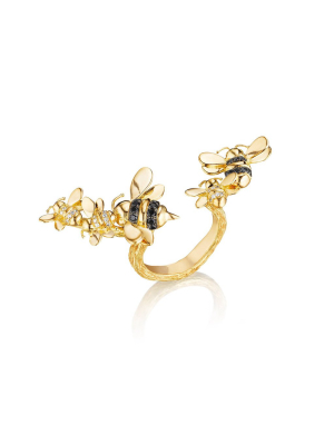 Wonderland Bumble Bee In-between Ring