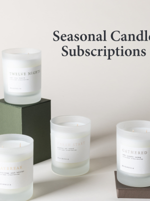 Seasonal Candle Subscription