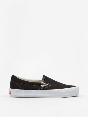 Vans Vault Og Classic Slip-on Lx - Black/true White