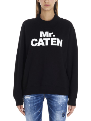 Dsquared2 Mr. Caten Print Sweatshirt