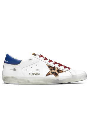 Golden Goose Super-star Sneakers - White/brown/black