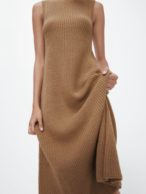 Knit A-line Dress