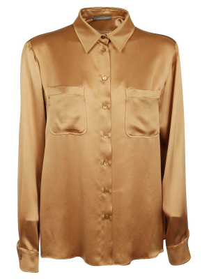 Alberta Ferretti Patch Pocket Buttoned Shirt