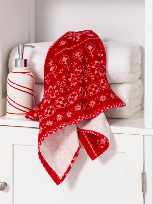 Ornamental Hand Towel Red - Threshold™