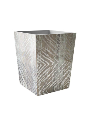 Kim Seybert Zebra Waste Basket