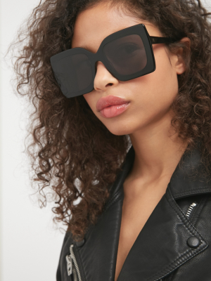 Vye Eyewear Discretion Oversized Square Sunglasses