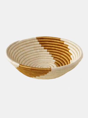 Indego Africa Demi Swirl Plateau Basket