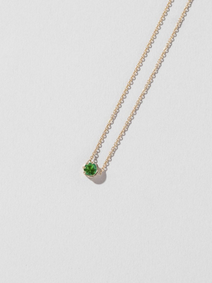 Sun & Moon Necklace - Emerald